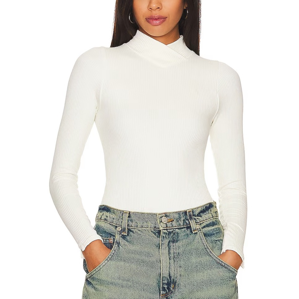 Free People Xyz Recycled Turtleneck Bodysuit